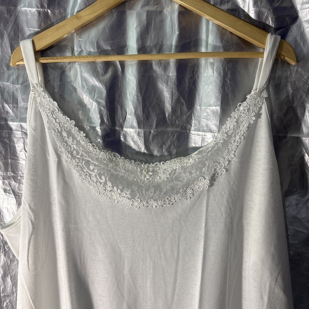 Avon White Cotton Lace Chemise Nightgown Lingerie Size‎ 3X Brand New - Picture 6 of 6
